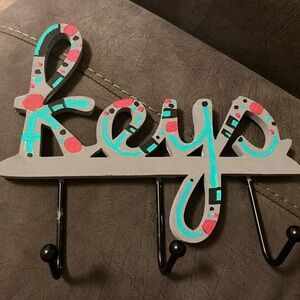 Key holder, wall decor